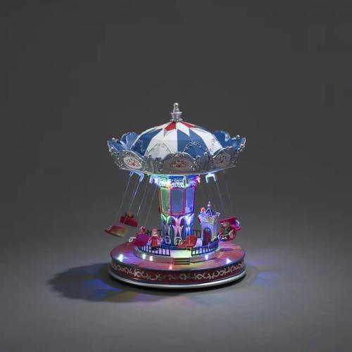 Mekanisk Juldekoration Karusell 12 LED IP20 Konstsmide