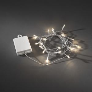 Ljusslinga 40 Varmvita LED Multifunkc, Transparent Kabel, Konstsmide