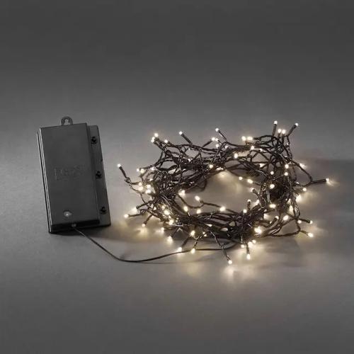 Light String 120 Warm White LED IP44 Black Konstsmide