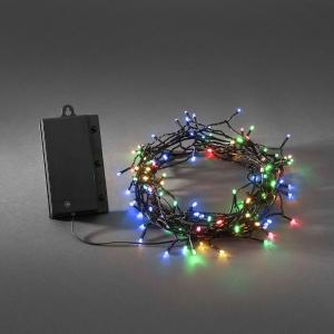 Light String 120 Multi Colored LED, Battery, Sensor, Konstsmide