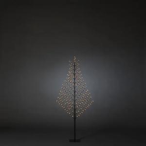 2-D Sort Træ 200 Amber LED 150cm IP44 Konstsmide