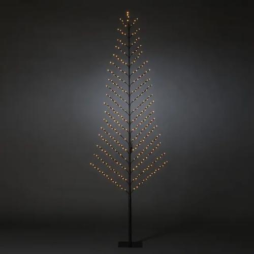 2-D Sort Træ 316 Amber LED 240cm IP44 Konstsmide