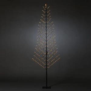2-D Svart Träd 316 Amber LED 240cm IP44 Konstsmide