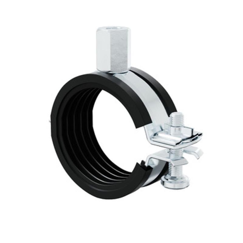 Rörklamma RK411 FZB, 40-44mm, Stål/Svart, Novipro