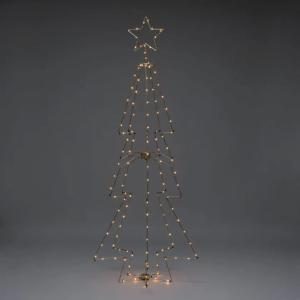 Metal Tree 145 Amber LED IP20 Brass Konstsmide