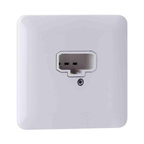 Lampefatning DCL Forsænket Til Væg/Loft Connect 2 Home 6A 250V Hvid Gelia