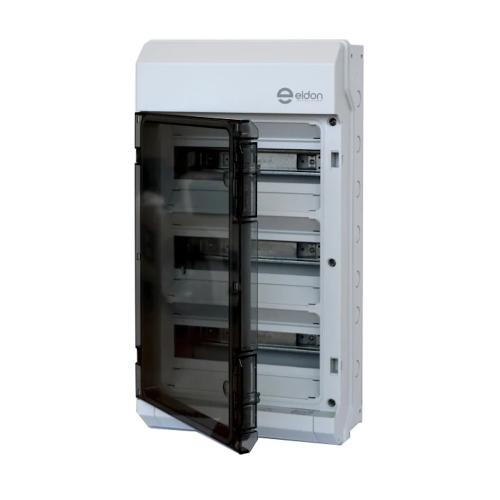 Standard Enclosure 3x18 Modules IP65 Gray Eldon Installation