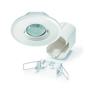 Esylux Rörelsedetektor 360° Platt Rund 8m 230V IP20 Vit