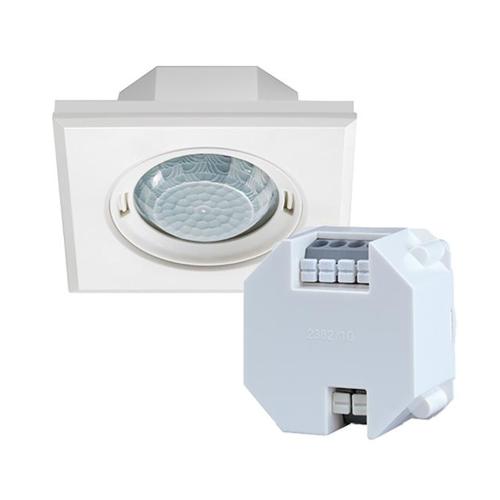 Esylux Tilstedeværelsesdetektor Flad Quad Sæt Dali IP20 Hvid