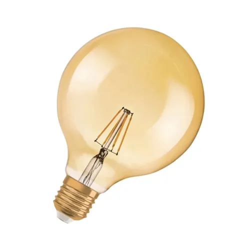 LED-LAMPA OSRAM RETRO GLOB DIMBAR E27 KLAR GOLD