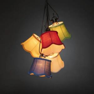 Additional String 10 Amber LED E27 IP44 24V Black/Multicoloured Konstsmide