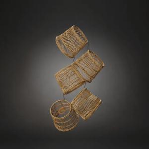 Stor Lampskärm IP44 Naturlig 5st Konstsmide