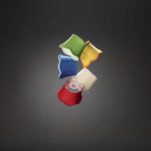 Small Lampshade IP44 Multicolor 5pcs Konstsmide