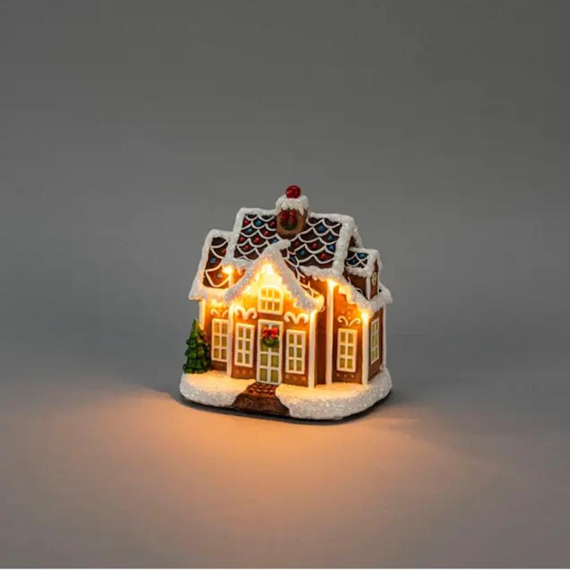 Mini Pepparkakshus LED IP20 Flerfärgad Konstsmide