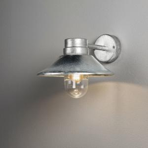 Vega Vägglampa Galvad E27, 60W, Konstsmide