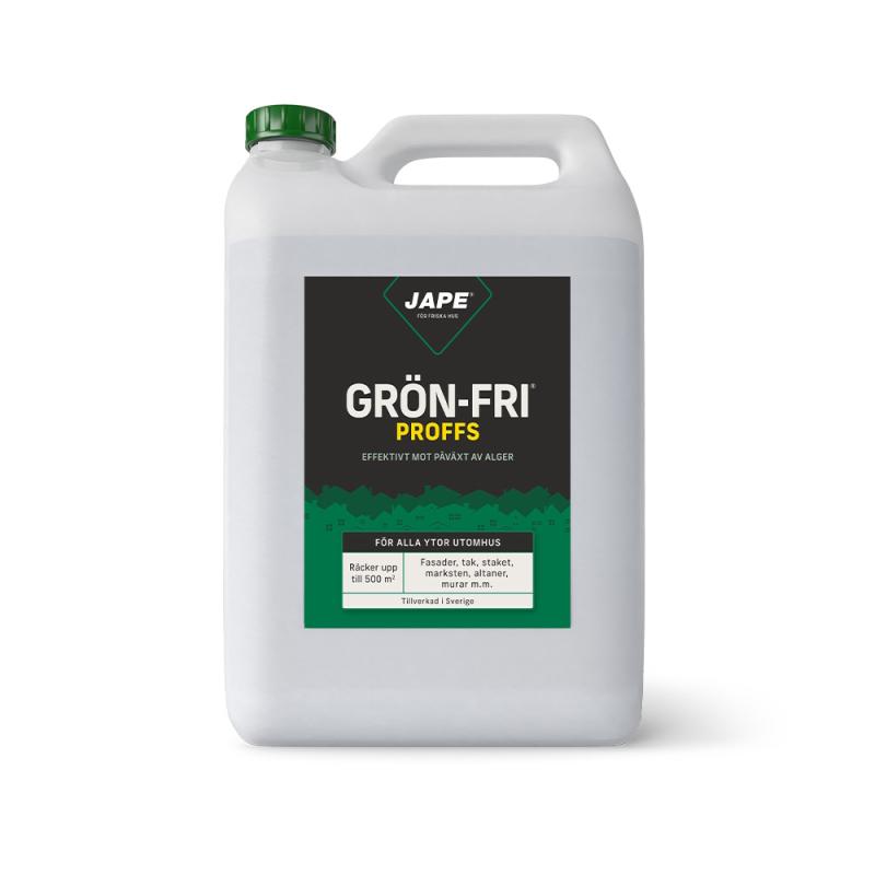 Jape Grön-Fri Proffs 5 Liter – Högkoncentrat mot Alg & Påväxt