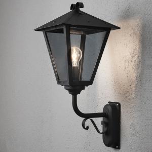 Benu Wall Light Up 230-240V, IP23, E27, Black, Konstsmide