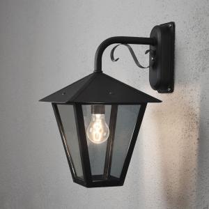 Benu Wall Light Down 230-240V, IP23, E27, Black, Konstsmide