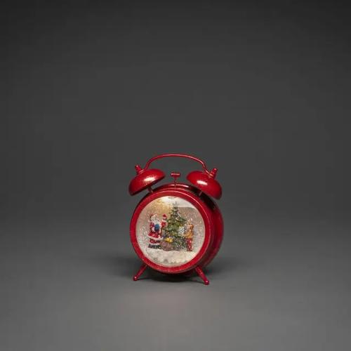 Vandfyldt Lanterne Vækkeur IP20 Rød Konstsmide