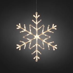 Snöflinga 60cm Varmvita LED, 24V/IP44, Konstsmide