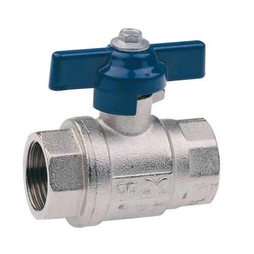 Kulventil BA 108 Invändig Gänga Med Vred Mässing Beulco