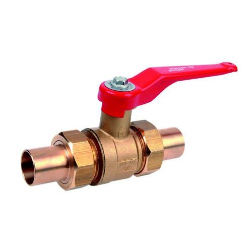 Kulventil BA 3420S Slätända För Press Gul Beulco