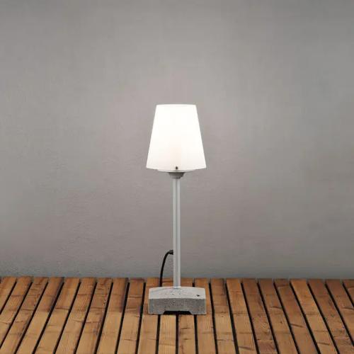 Lucca Lounge Lav E27 230-240V IP44 Grå Konstsmide