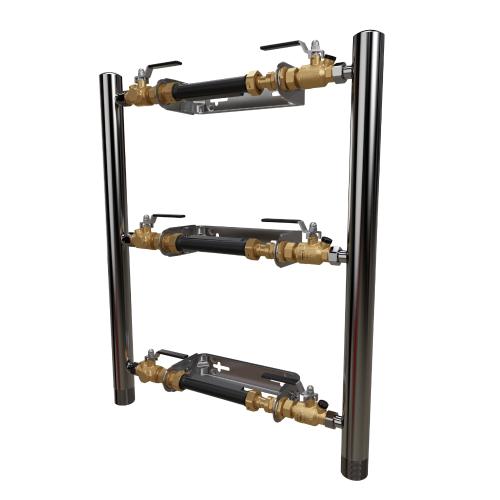 LK Parallellkopplad Vattenmätarkonsol 3Konsoler 190mm G25