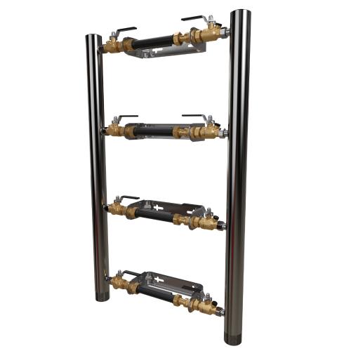 LK Parallellkopplad Vattenmätarkonsol 4Konsoler 190-220mm G25
