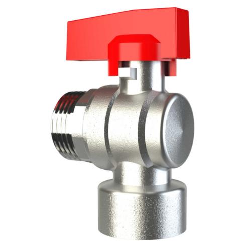 LK Kulventil 703 R vinkel G20 inv/utv Röd