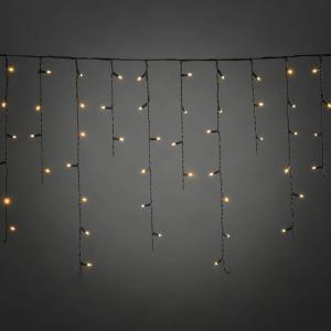 Starter Set Icicle 100 Amber LED IP67 Black Konstsmide