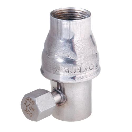 Backventil 39 Cromax Kontrollerbar Med Vitontätn Invändig Gänga Rostfritt Stål Beulco