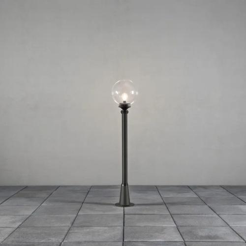 Orion Havelanterne Med Stolpe E27 230-240V IP44 Sort Konstsmide