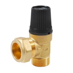 Safety Valve 4171 G20/22mm 1.5Bar Brass Beulco