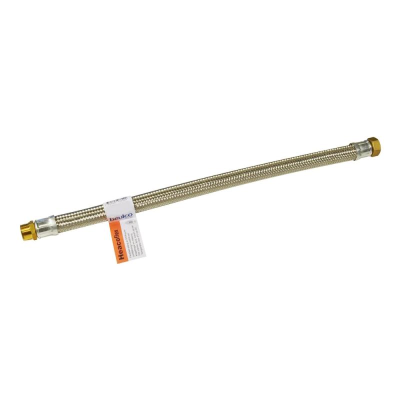 Heacoflex Slang 6210 G50 400mm Rak Utvändig/Invändig Rostfritt Stål Beulco
