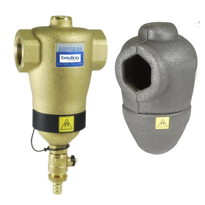 Magnetitfilter 5463 Dirtmag Invändig Gänga Med Isolering Avtappningsventil Beulco (G40)