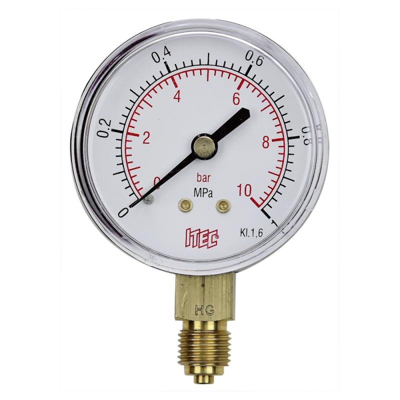 Tryckmätare G8 63mm 0-4 Bar Beulco