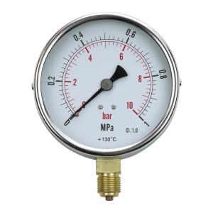 Pressure Gauge G10 100mm 0-25 Bar Black Beulco