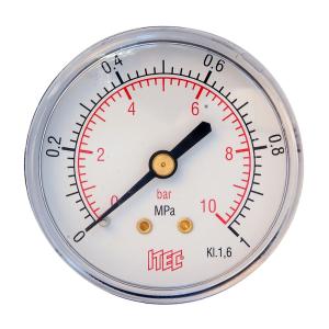 Pressure Gauge G8 63mm 0-4 Bar/kPa Beulco