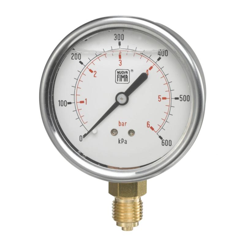 Tryckmätare G8 63mm 0-10 Bar/MPa Beulco