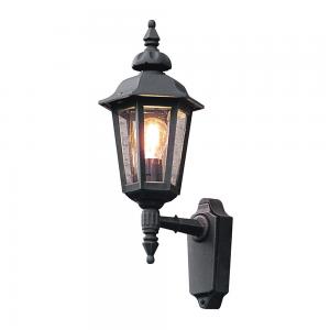 Pallas Wall Light Up 230-240V, IP23, 60W, E27, Black, Konstsmide