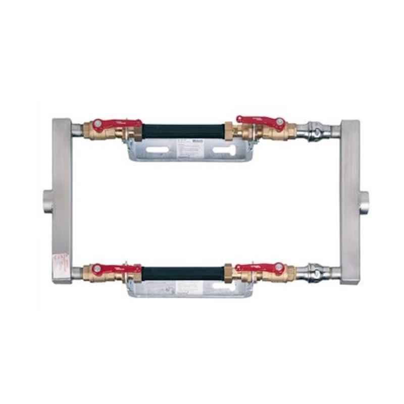 Vattenmätarkonsol Parallellkopplad Med Backventil 225B G32 2x190mm Beulco