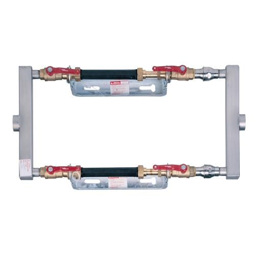 Vandmålerbeslag Parallelt Tilsluttet Med Kontraventil  225-1B G32 2x190-220mm Beulco