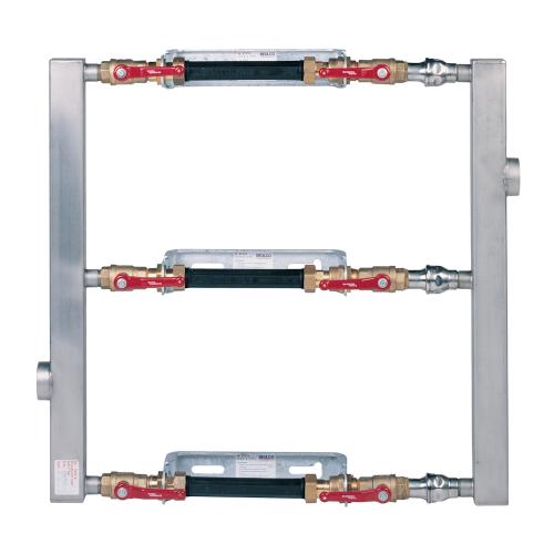 Vandmålerbeslag Parallelt Forbundet Med Kontraventil 325-1B G40 3x190-220mm Beulco