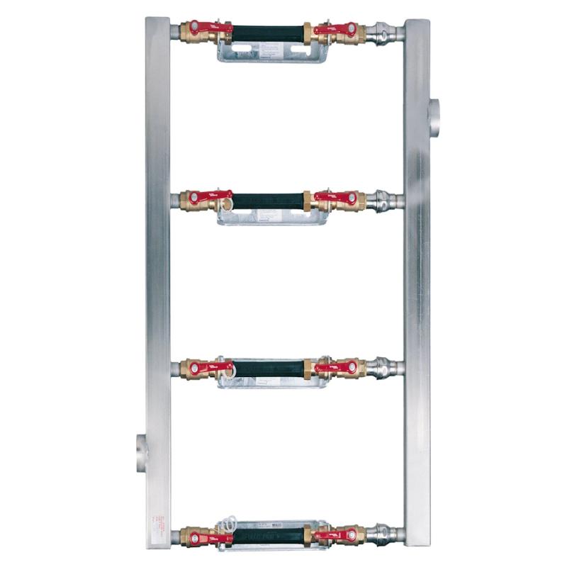 Vattenmätarkonsol Parallellkopplad Med Backventil 425B G50 4x190mm Beulco