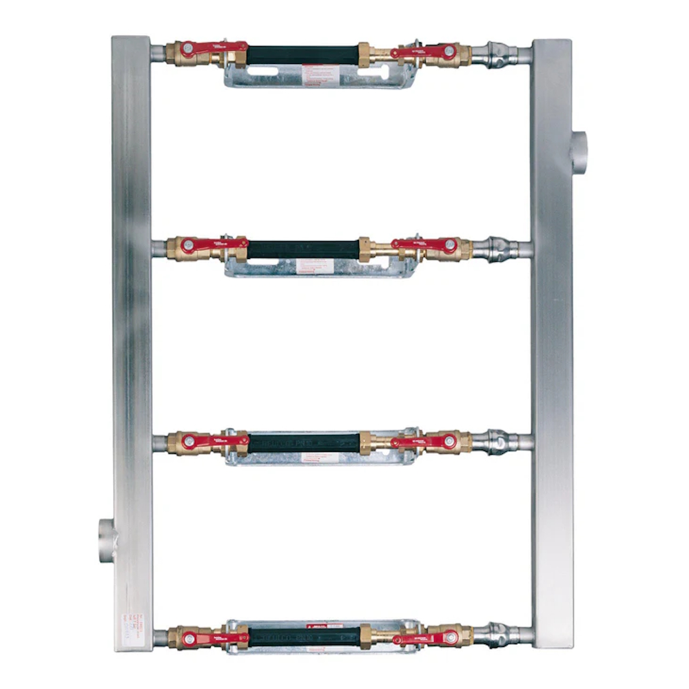 Console Vertical Meter Water Meter Console Parallel Connected With Check Valve 425-1B 4x190 ...