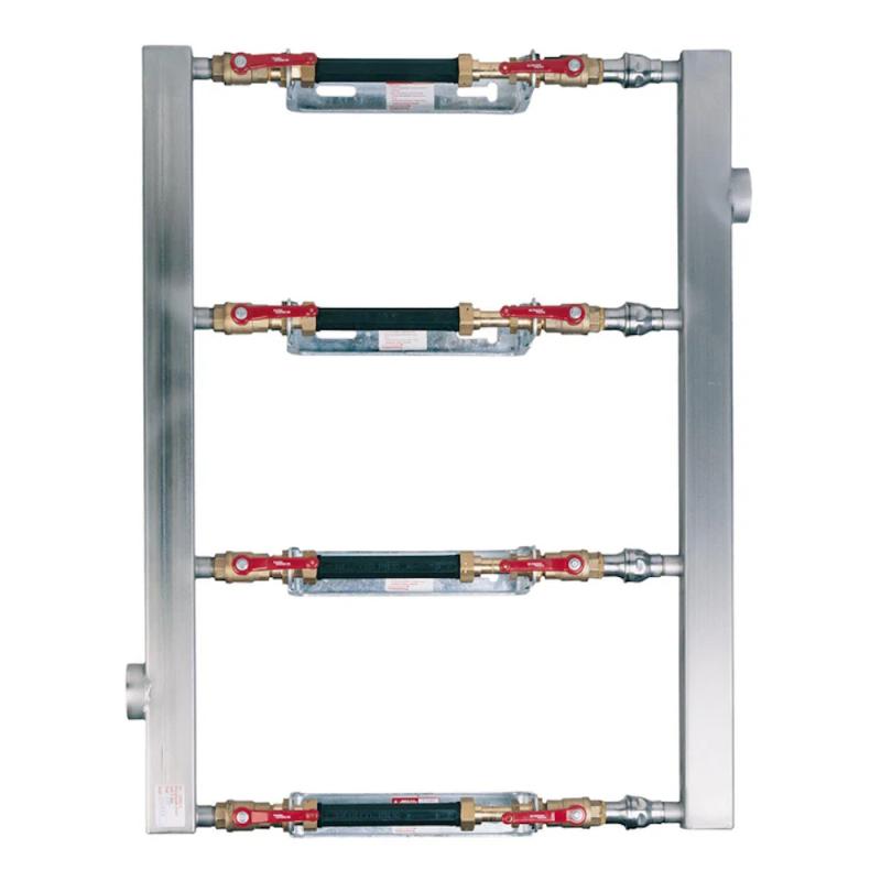 Vattenmätarkonsol Parallellkopplad Med Backventil 425-1B 4x190-220mm Beulco