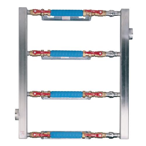 Vandmålerbeslag Parallelt Forbundet Med Kontraventil 460B G65 4x260mm Beulco