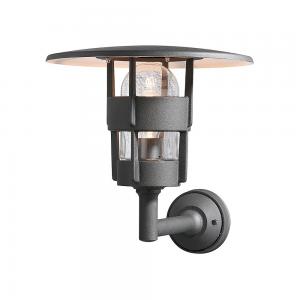 Freja Wall Light Up 230-240V, 60W, IP23, E27, Black, Konstsmide