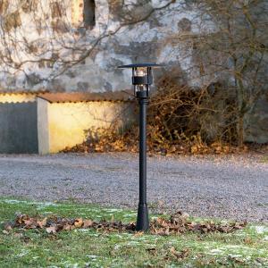 Freja Garden Lantern, 230-240V, 60W, E27, IP23, Black, Konstsmide